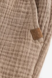 Tan Brown Soft Textured Cotton Shorts (3mths-7yrs) - Image 7 of 7