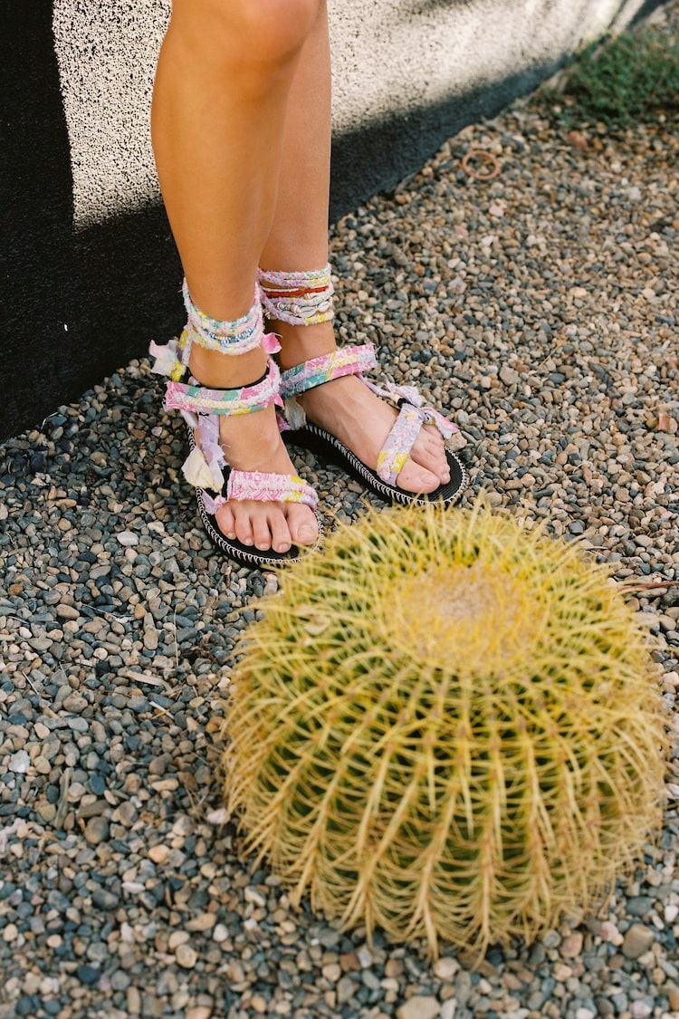 Arizona Love Multi Stitch Trekky Double Ankle Strap Sandals - Image 1 of 3