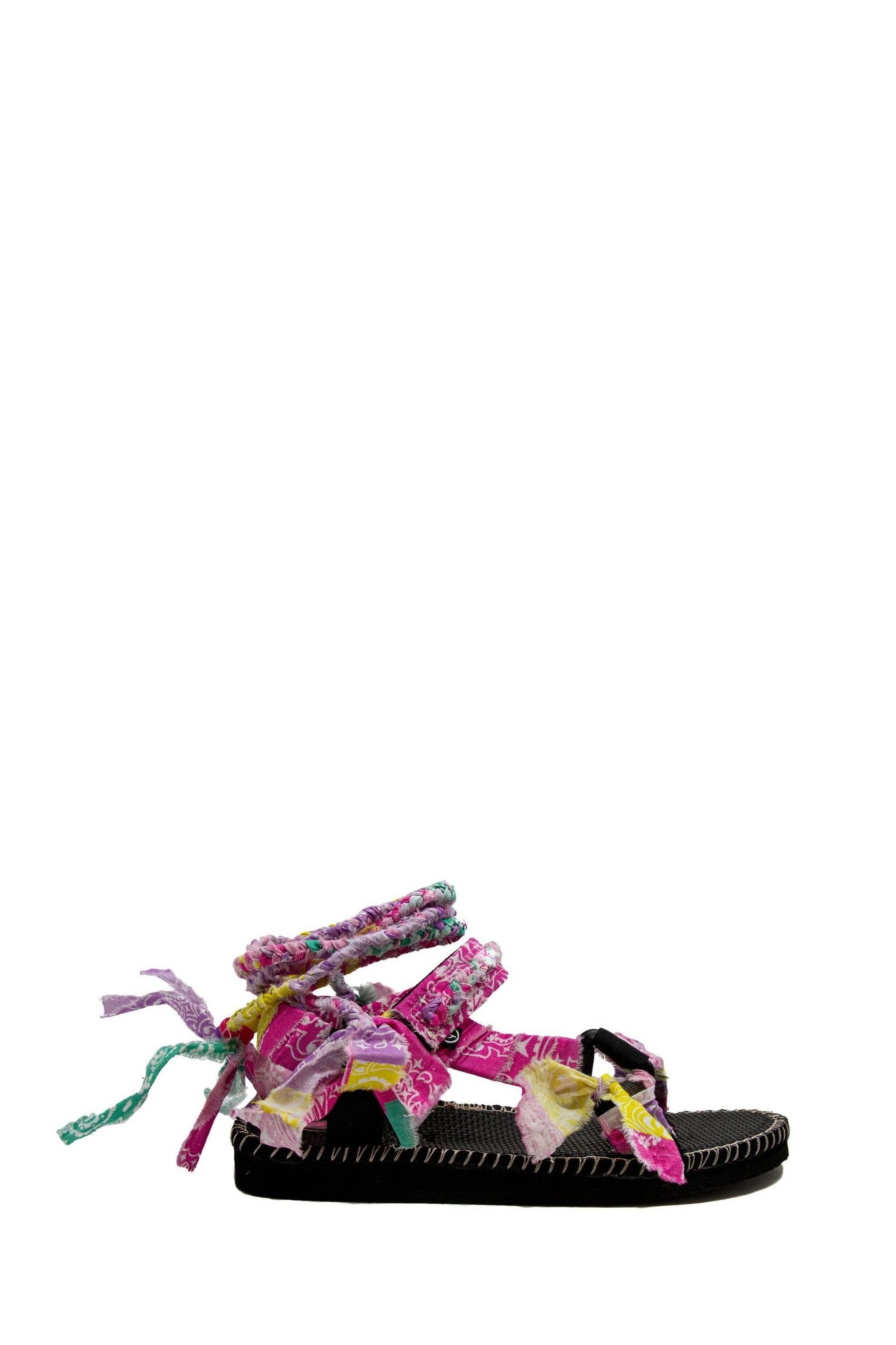 Buy Arizona Love Multi Stitch Trekky Double Ankle Strap Sandals from Next Luxembourg