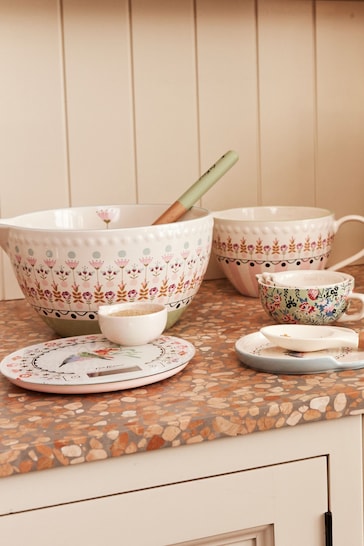 Cath Kidston Cream Ceramic Mixing Bowl 23cm