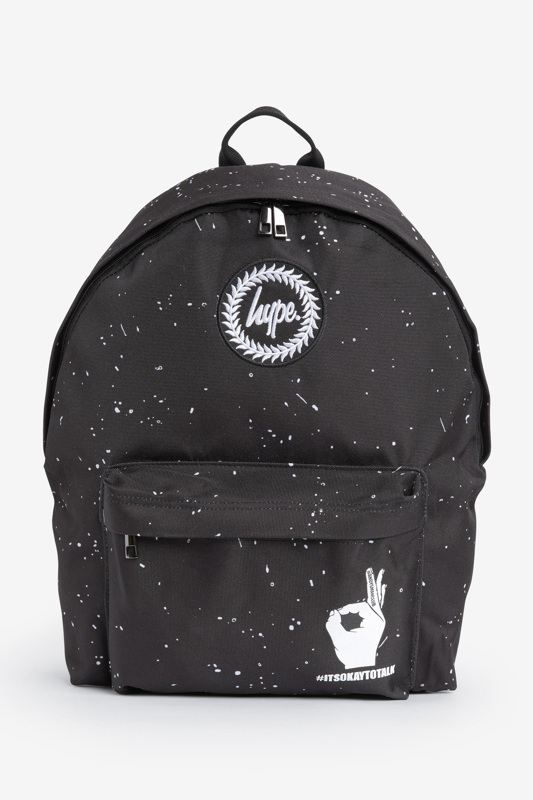 Black hype backpack 2025
