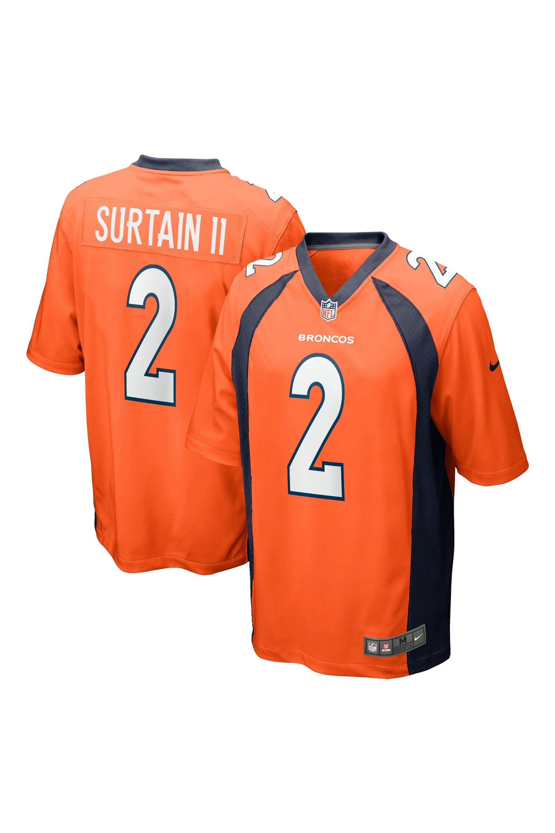 Black and orange denver broncos jersey online