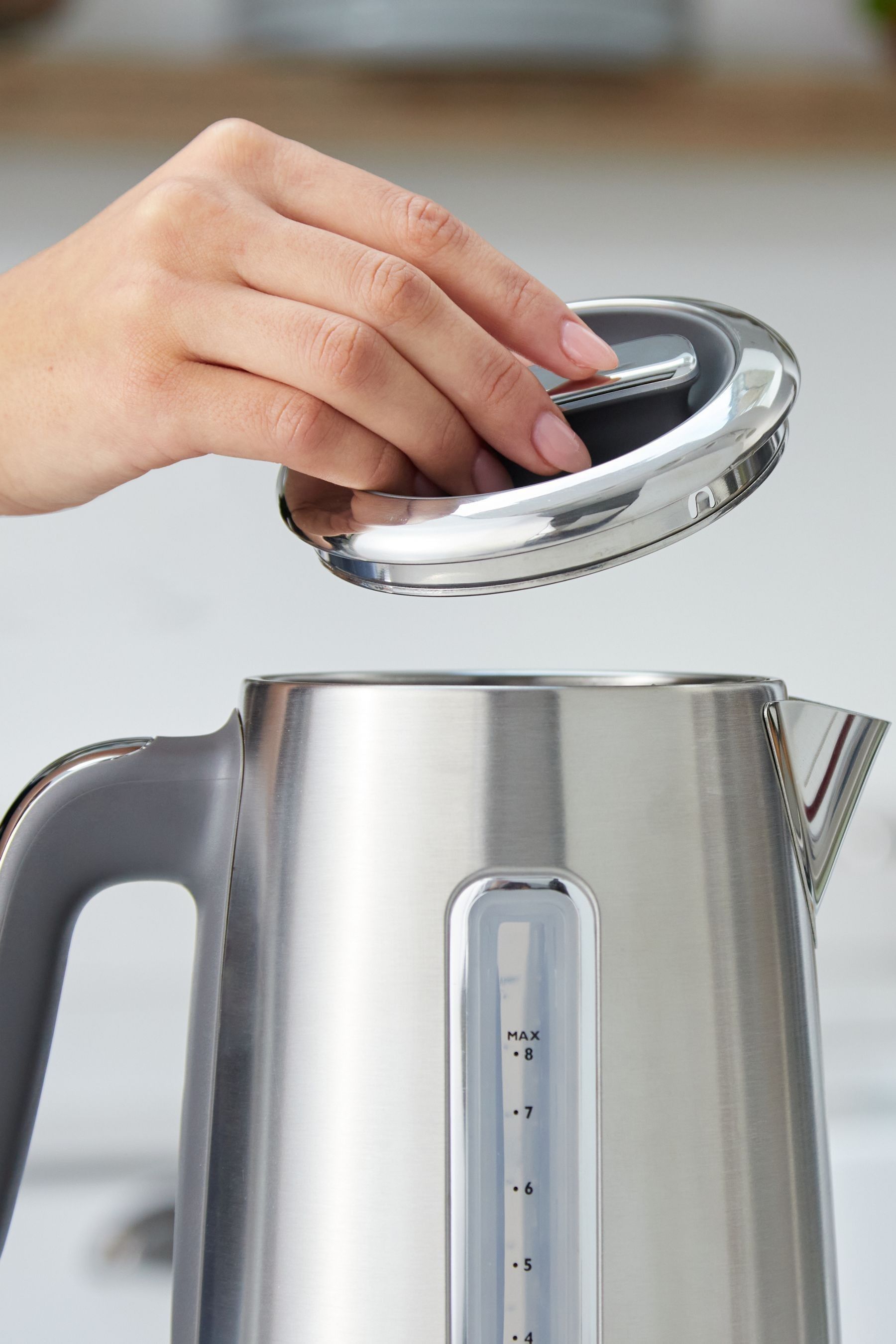 Breville Silver Outline Stainless Steel Electric Kettle