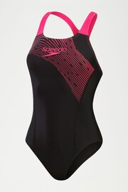 Speedo Womens Medley Logo One Piece Swimsuit - Image 6 of 6