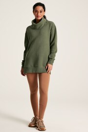 Joules Willow Green Cowl Neck Sweatshirt - Image 3 of 7