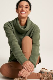 Joules Willow Green Cowl Neck Sweatshirt - Image 4 of 7