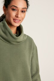 Joules Willow Green Cowl Neck Sweatshirt - Image 6 of 7