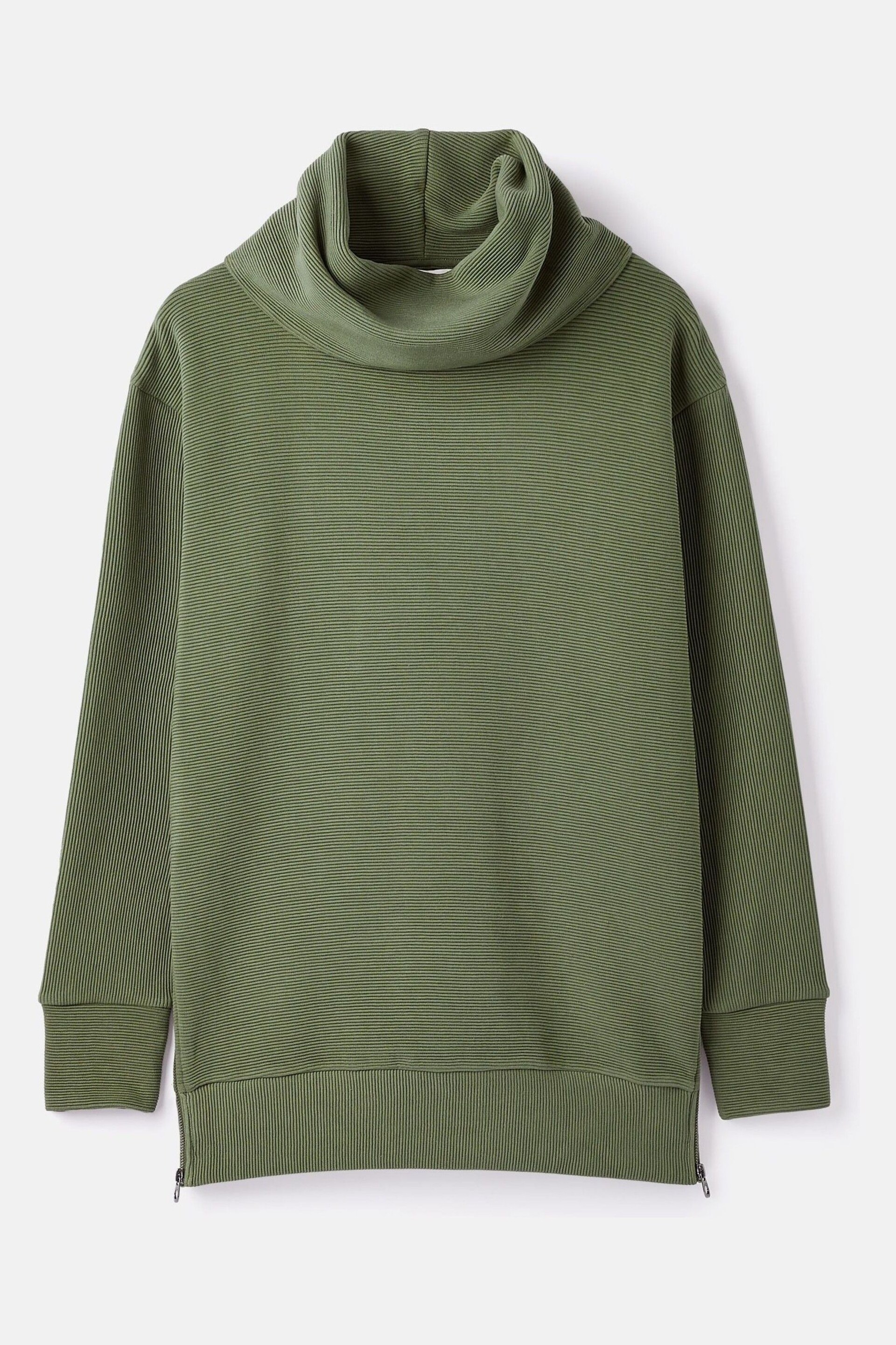 Joules Willow Green Cowl Neck Sweatshirt - Image 7 of 7