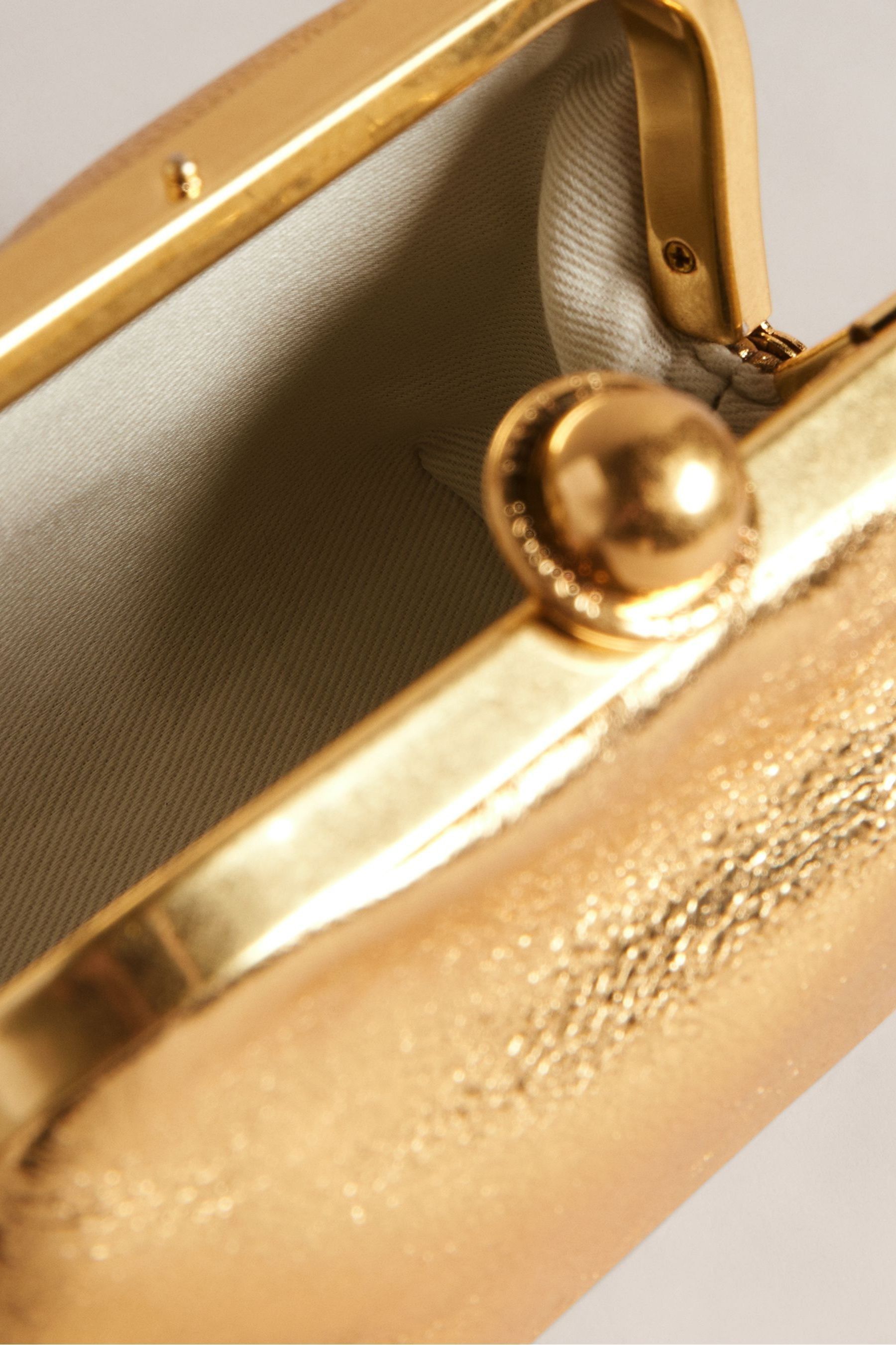 Ted baker gold clutch bag hot sale