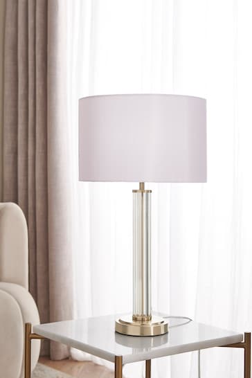 Lipsy Gold Glass Table Lamp
