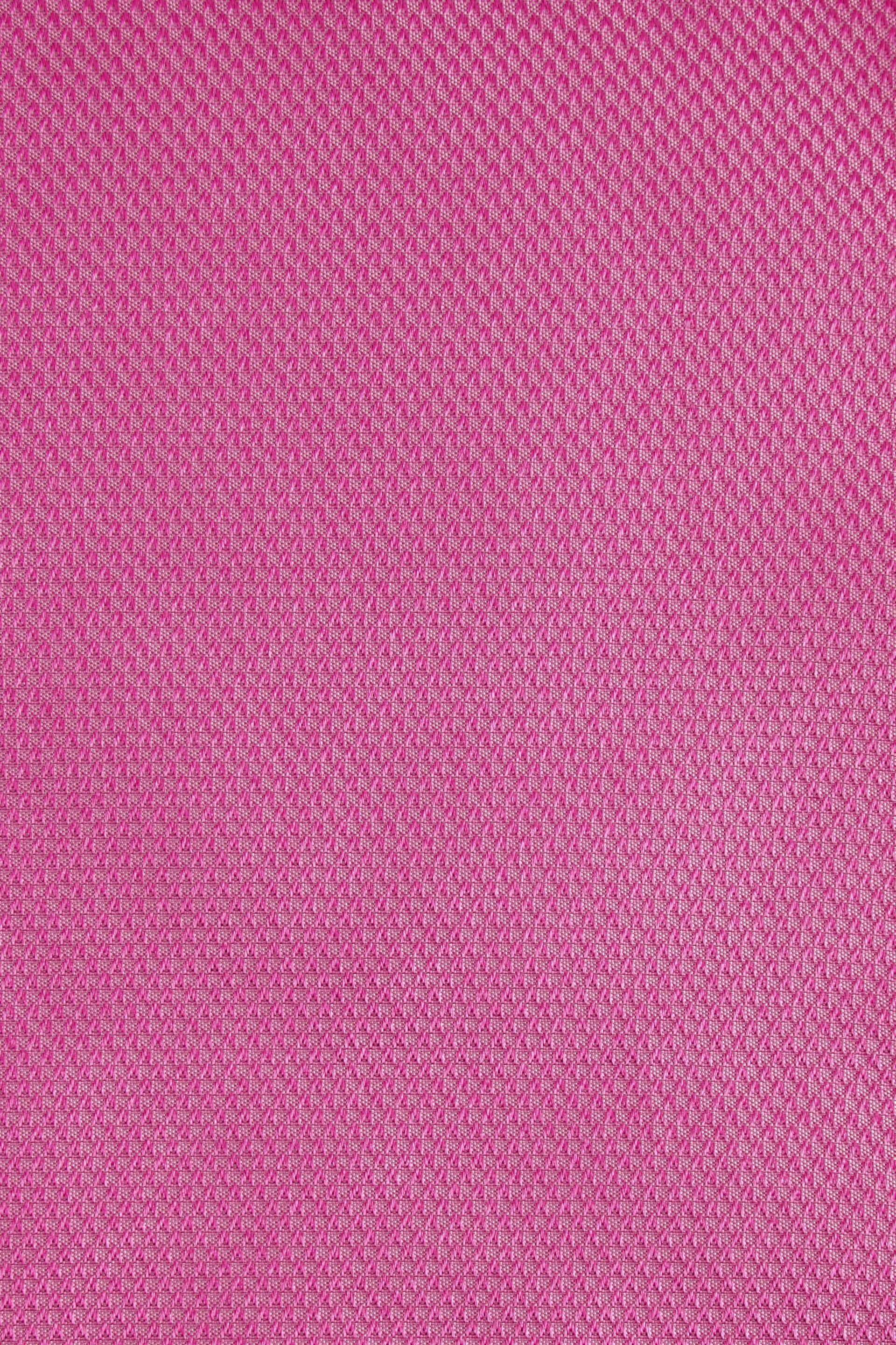 Fuchsia Pink Textured Silk Lapel Pin And Pocket Square Set - Image 4 of 4