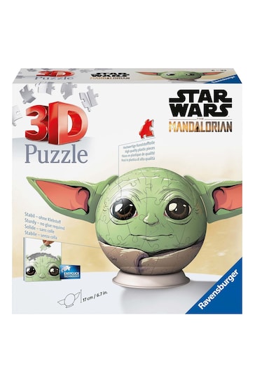 Star Wars Grogu with Ears 3D Puzzle Ball 72 Piece Jigsaw