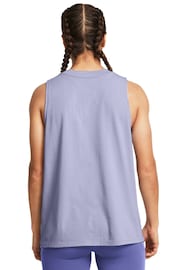 Under Armour Blue Campus Muscle Vest - Image 2 of 4