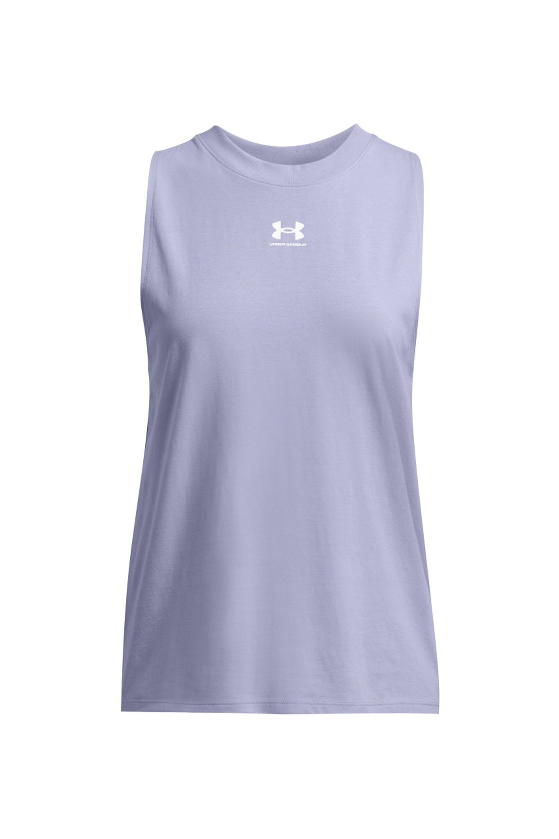 Under Armour Blue Campus Muscle Vest - Image 3 of 4