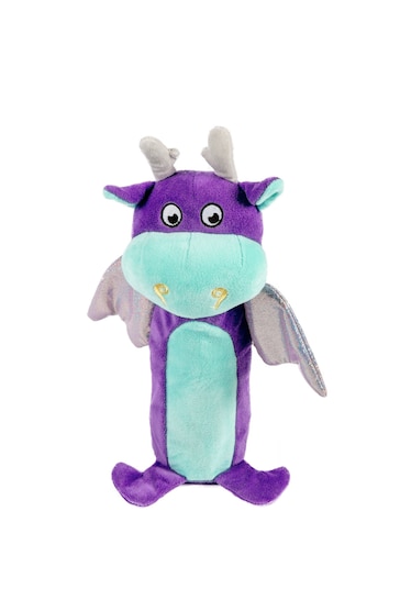 Danish Designs Purple Darla the Dragon Dog Toy