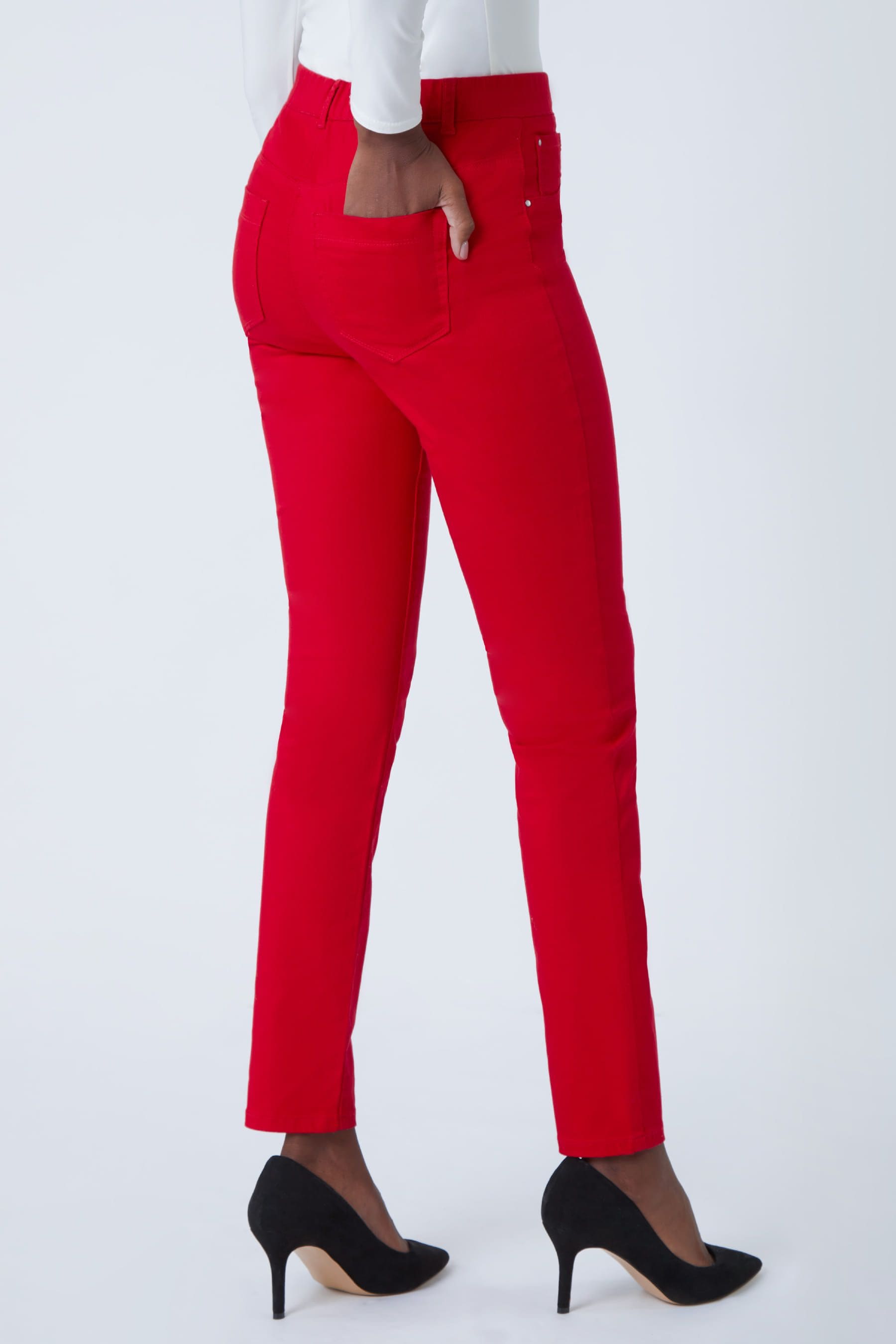 Buy Roman Red Denim Stretch Jeggings from the Next UK online shop