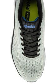 Gola Grey Gola Mens Grey Ultra Speed 2 Mesh Lace-Up Running Trainers - Image 4 of 4