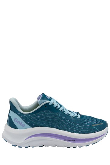 Gola Blue Ladies Alzir Speed Mesh Lace-Up Running Trainers