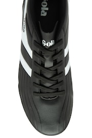Gola Black Mens Super Cobra Turf Microfibre Lace-Up Football Boots - Image 4 of 4