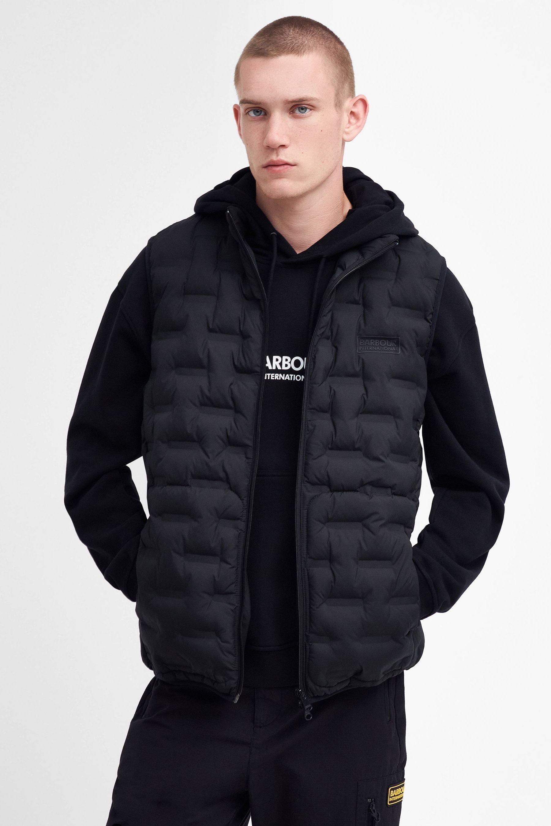 Barbour weld quilted jacket deals