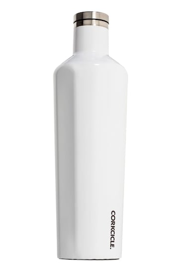 Corkcicle White Canteen Insulated Stainless Steel Bottle