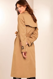 Lipsy Camel Belted Trench Coat - Image 5 of 6