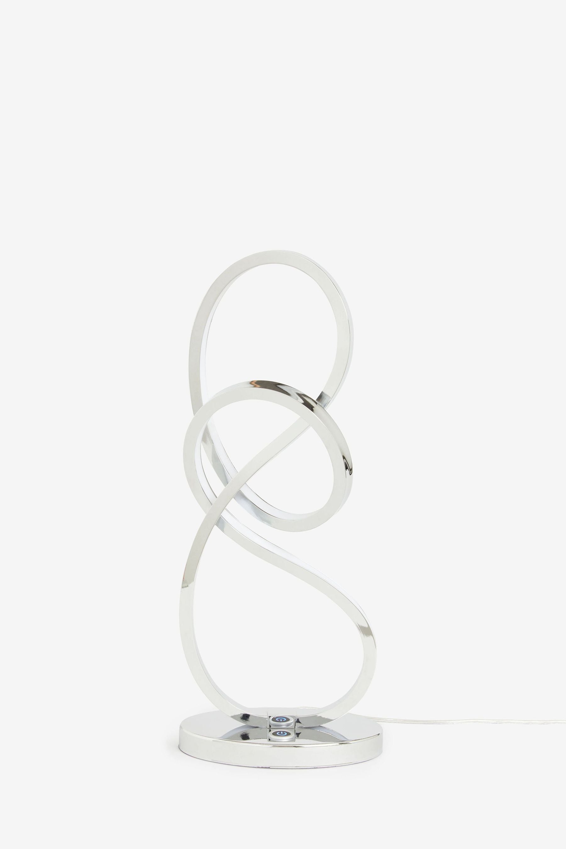 Led sculptural touch table lamp store
