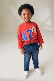 Классич. выбелен. - Super Soft Pull-On Jeans With Stretch (3mths-7yrs) - Image 2 of 8