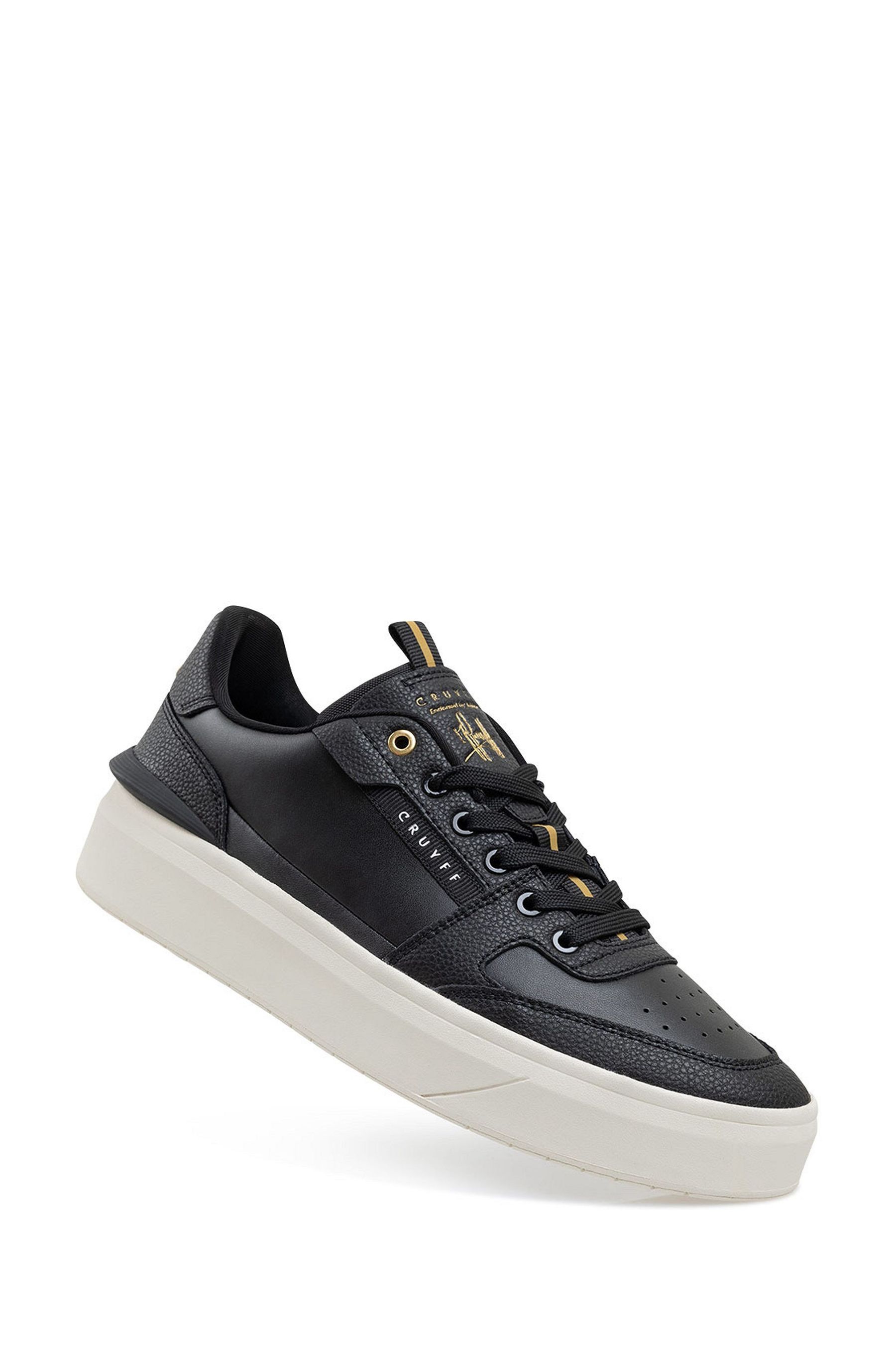 Cruyff Black Endorsed Tennis Trainers