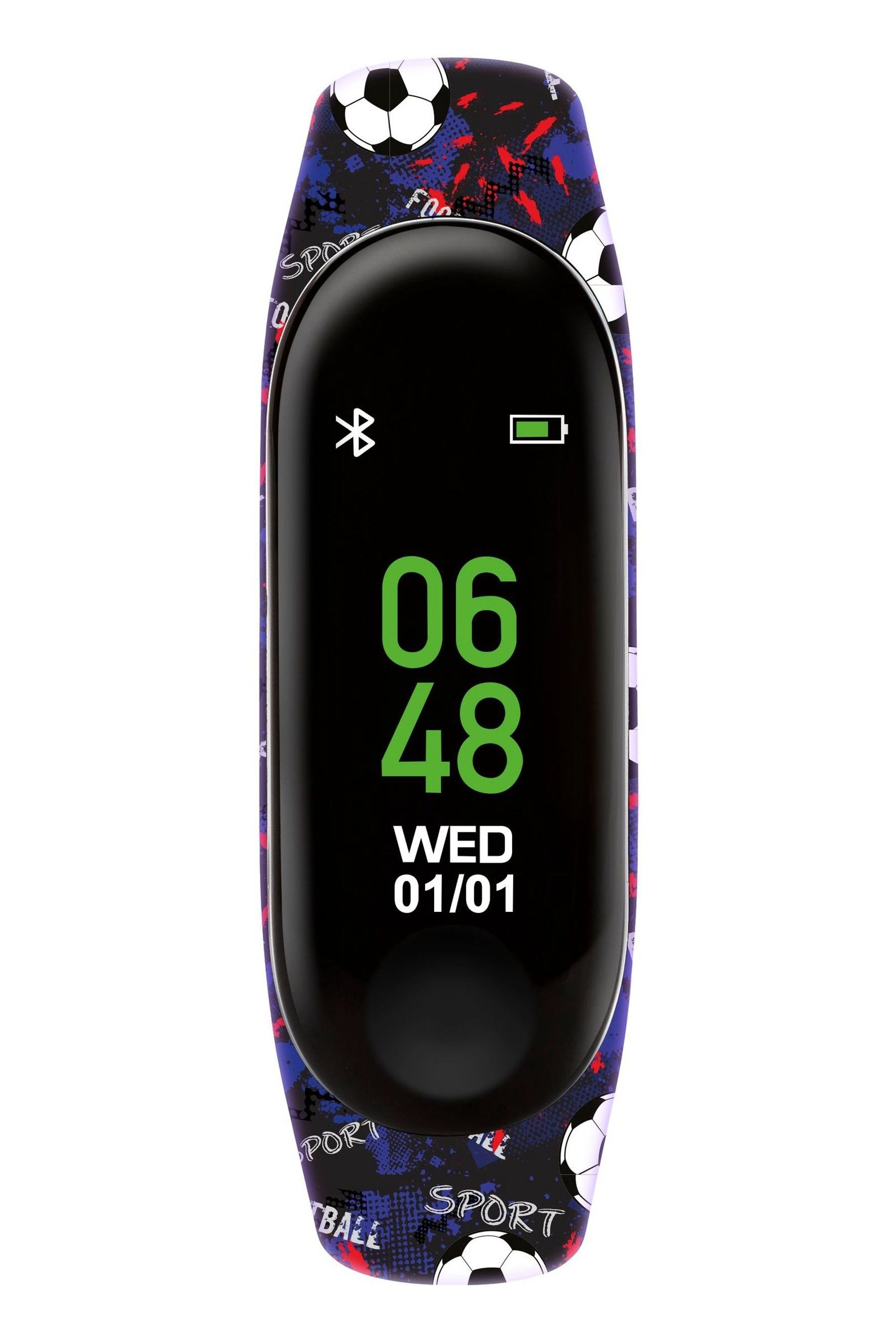 Buy Peers Hardy Tikkers Series 1 Printed Football Silicone Strap Black Smart Watch from the Next UK online shop