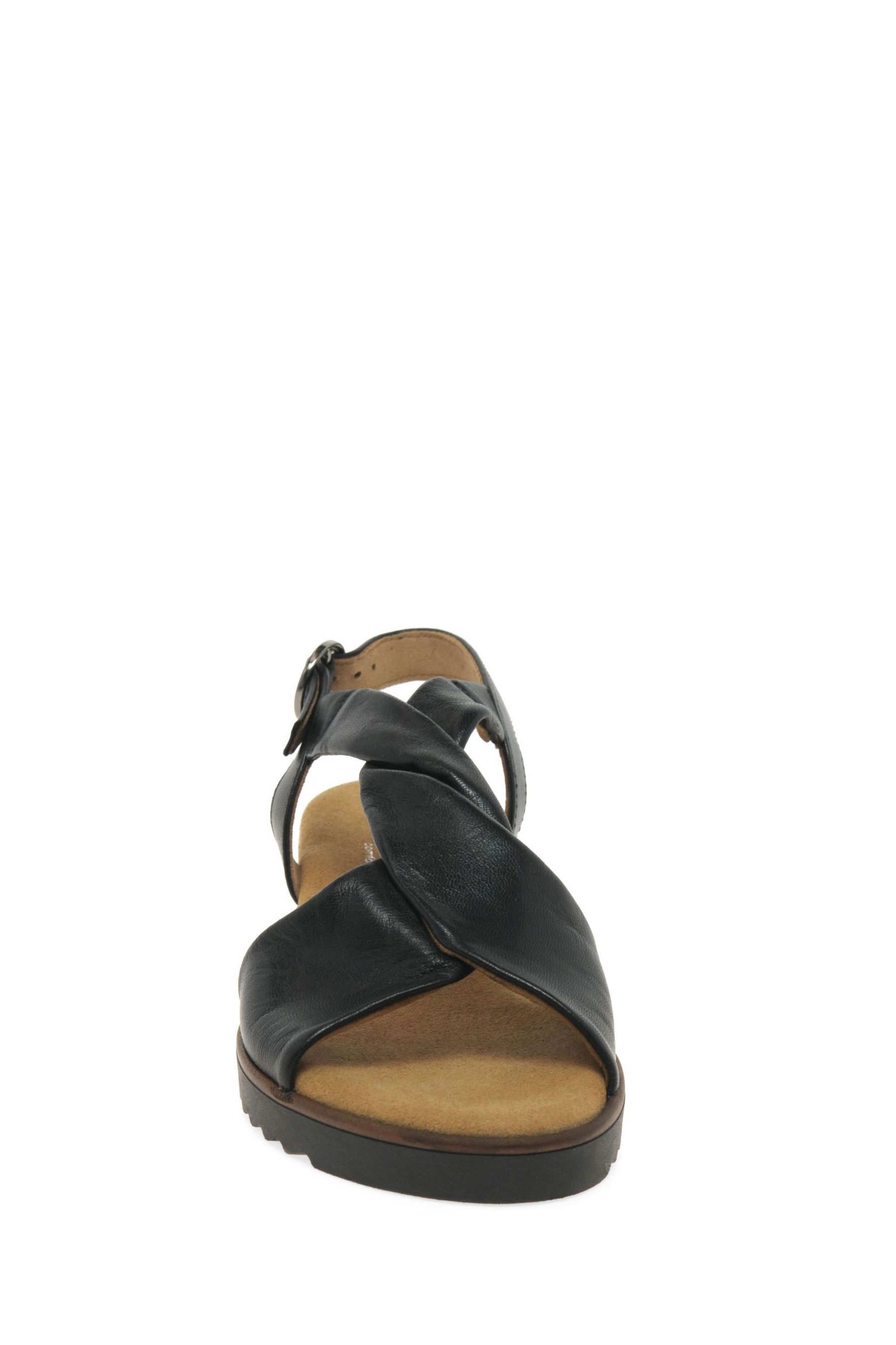 Buy Gabor Wide Fit Tan Rich Leather Sandals from the Next UK online shop