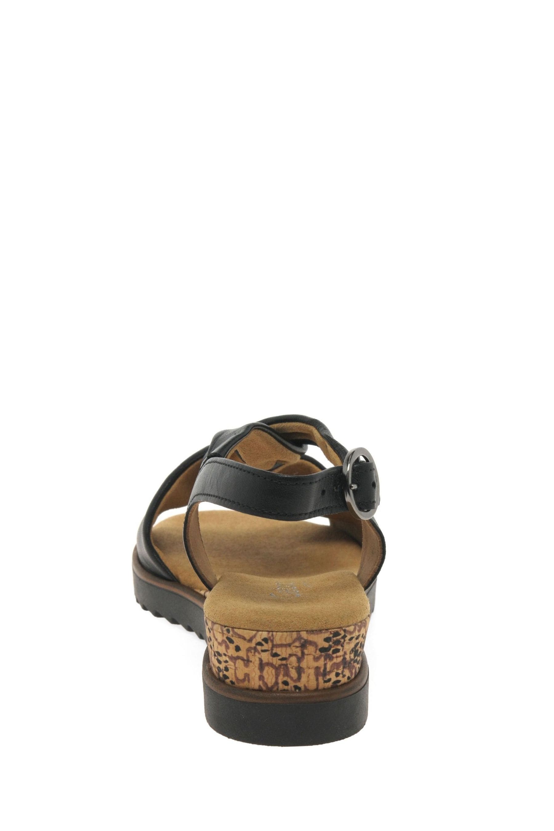 Buy Gabor Wide Fit Tan Rich Leather Sandals from the Next UK online shop