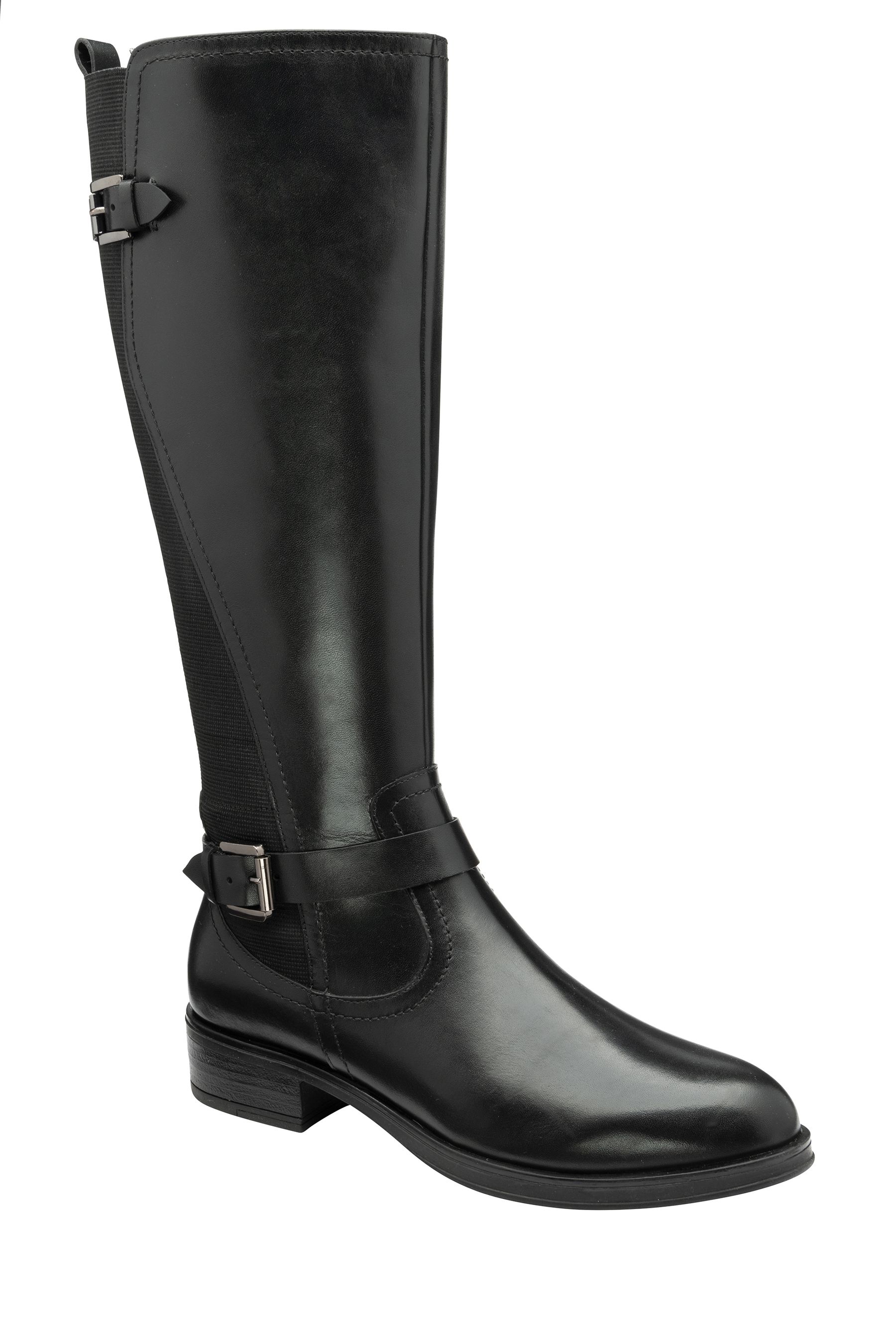 Next ladies black hotsell knee high boots