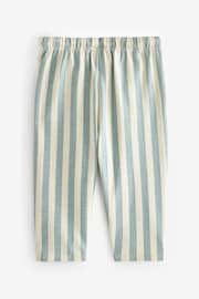 Tan Brown/Ecru/Mineral Stripe Joggers 3 Pack (3mths-7yrs) - Image 2 of 3