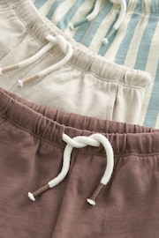 Tan Brown/Ecru/Mineral Stripe Joggers 3 Pack (3mths-7yrs) - Image 3 of 3