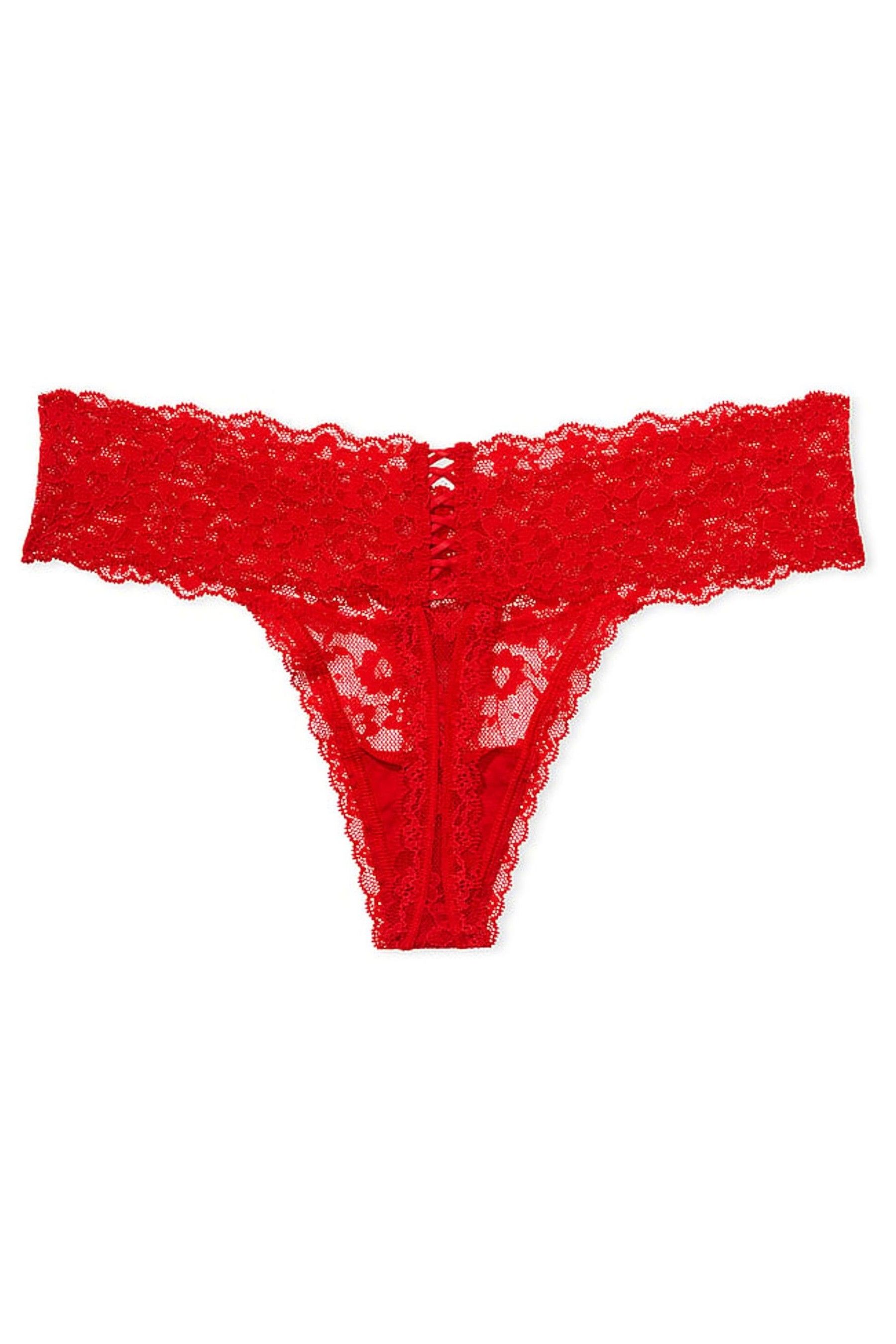Lace up knickers top
