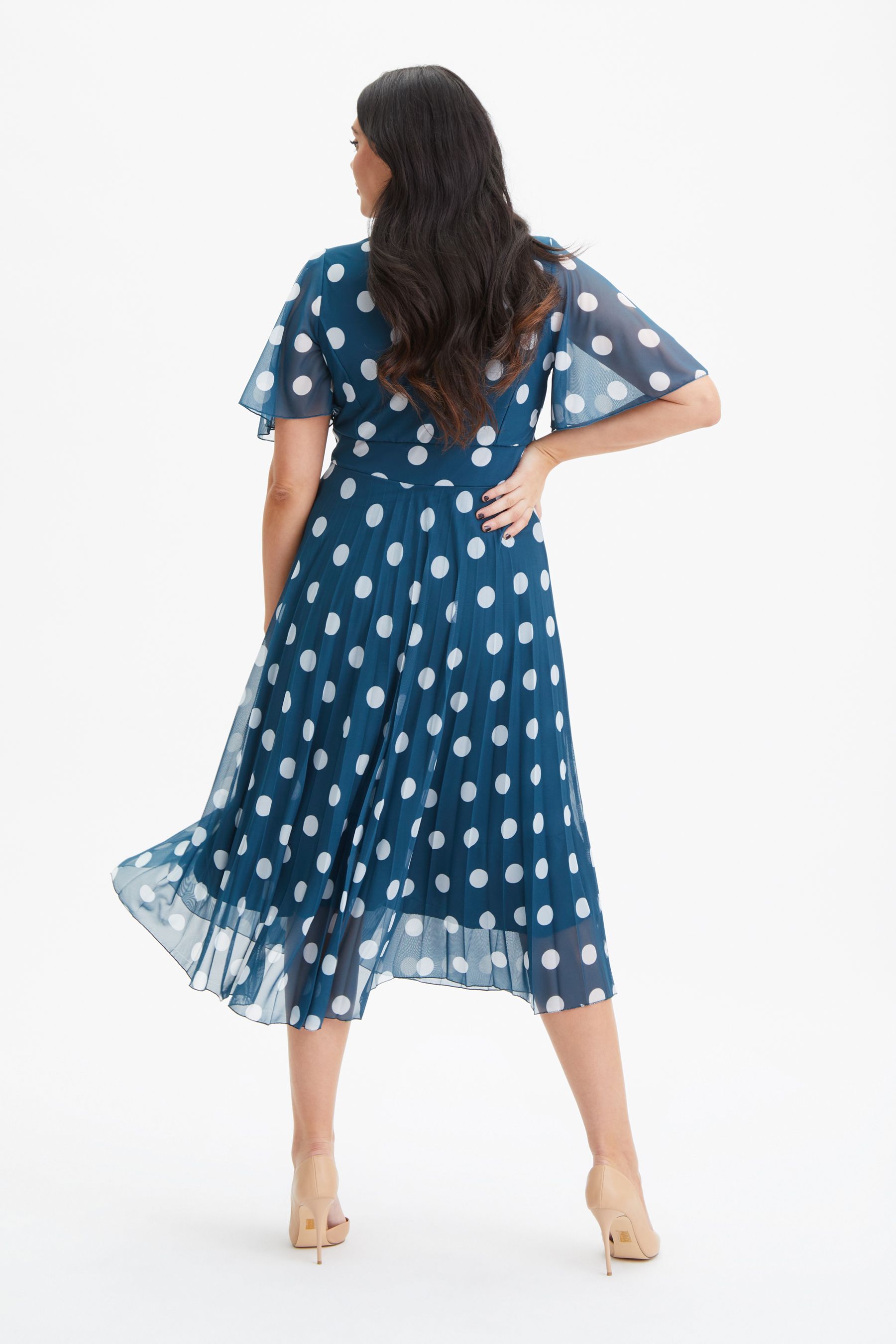 Scarlett and jo polka dot dress hotsell
