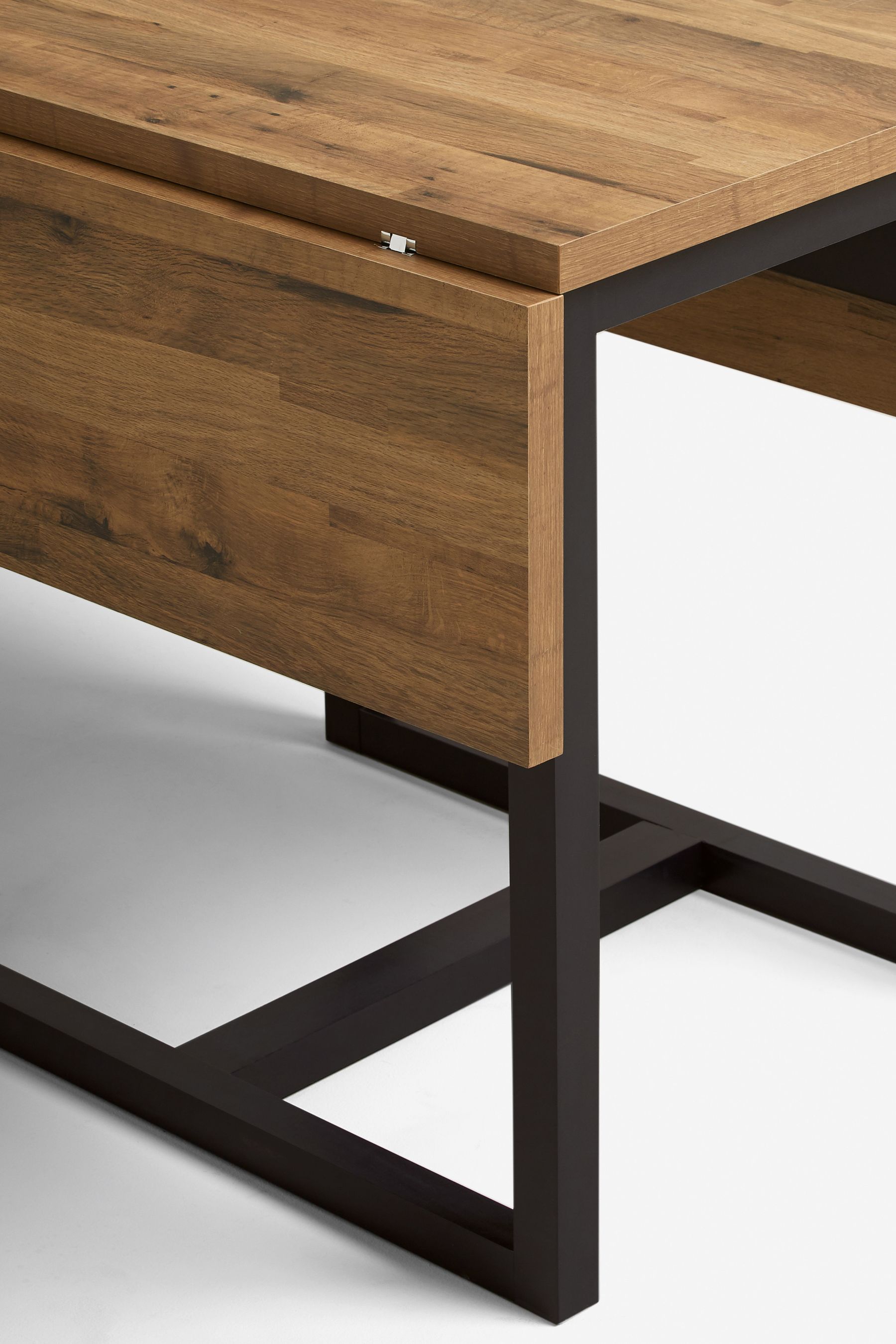 Buy Dark Bronx Oak Effect 2 to 4 Seater Extending Dining Table from the Next UK online shop