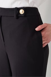 LK Bennett Black Bibi Tailo Trousers - Image 3 of 4