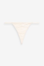 Black/White/Nude G-String Microfibre Knickers 5 Pack - Image 7 of 9