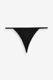 Black/White/Nude G-String Microfibre Knickers 5 Pack - Image 9 of 9