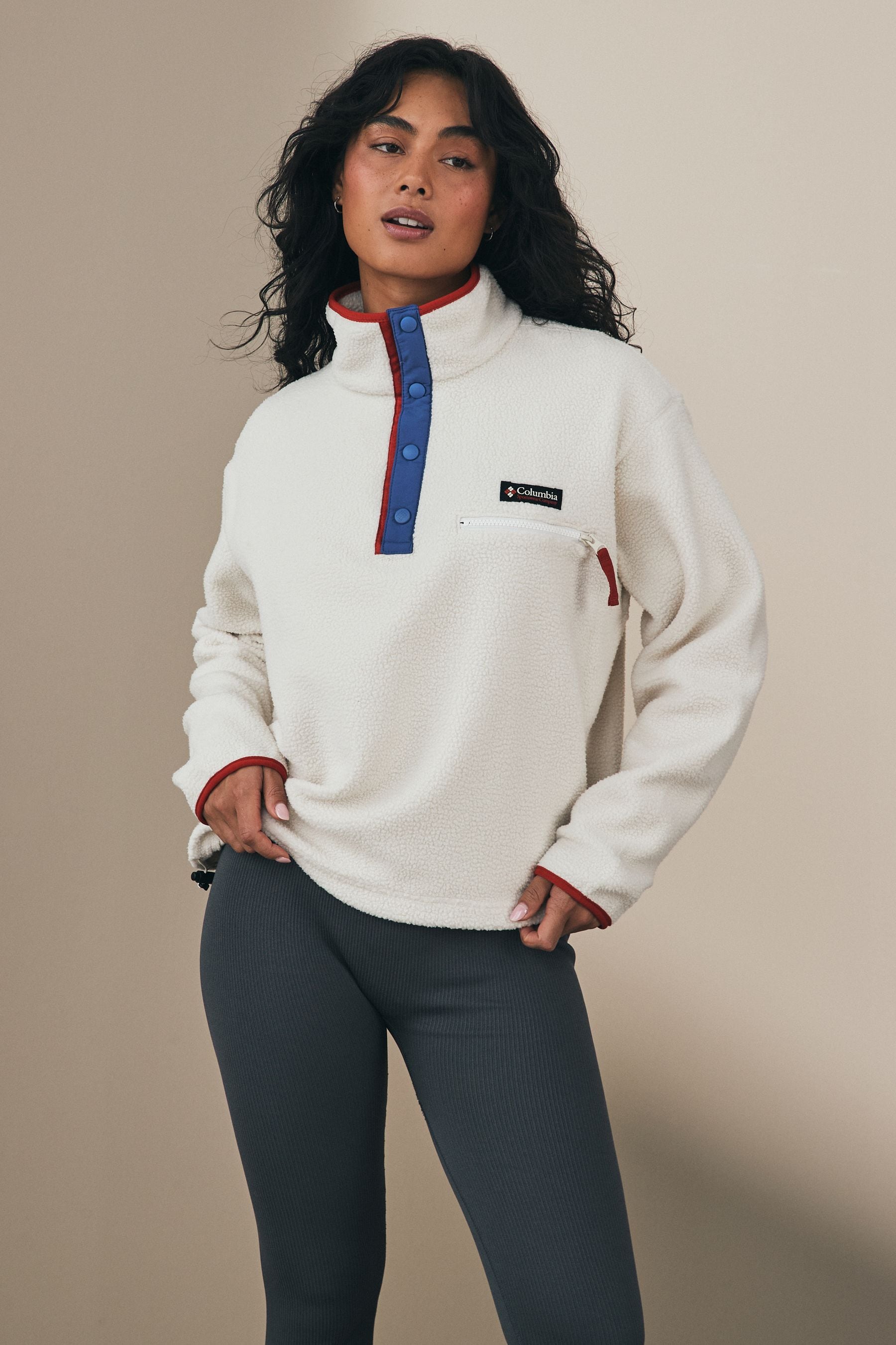Snap fleece womens on sale