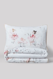 White Fairy Forest Printed Polycotton Duvet Cover and Pillowcase Bedding - Image 12 of 13