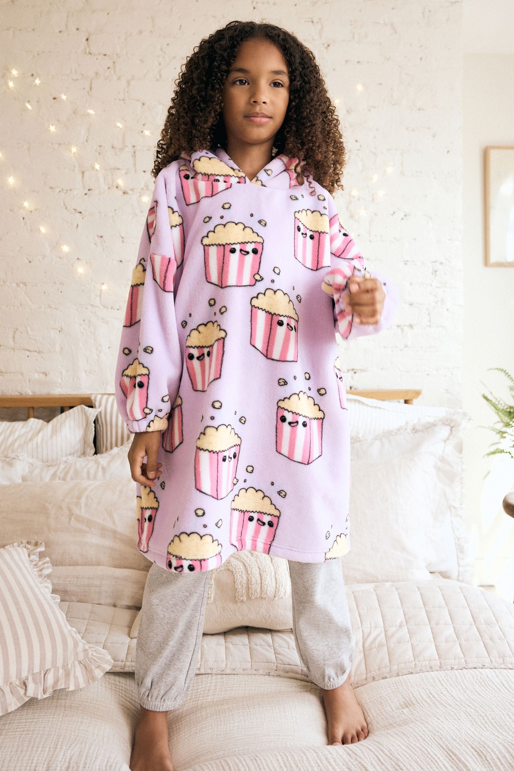 Buy Lilac Purple Popcorn Blanket Hoodie 3 16yrs from the Next UK online shop