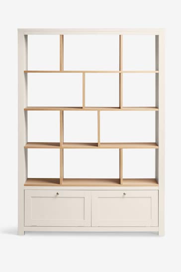 Cream Malvern Oak Effect Display Shelf