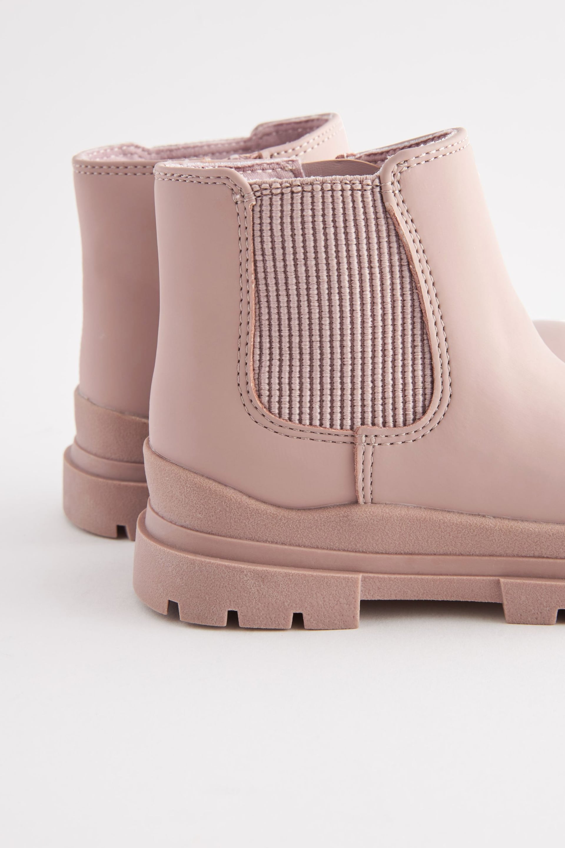 Pink Chunky Sole Chelsea Boots - Image 4 of 5