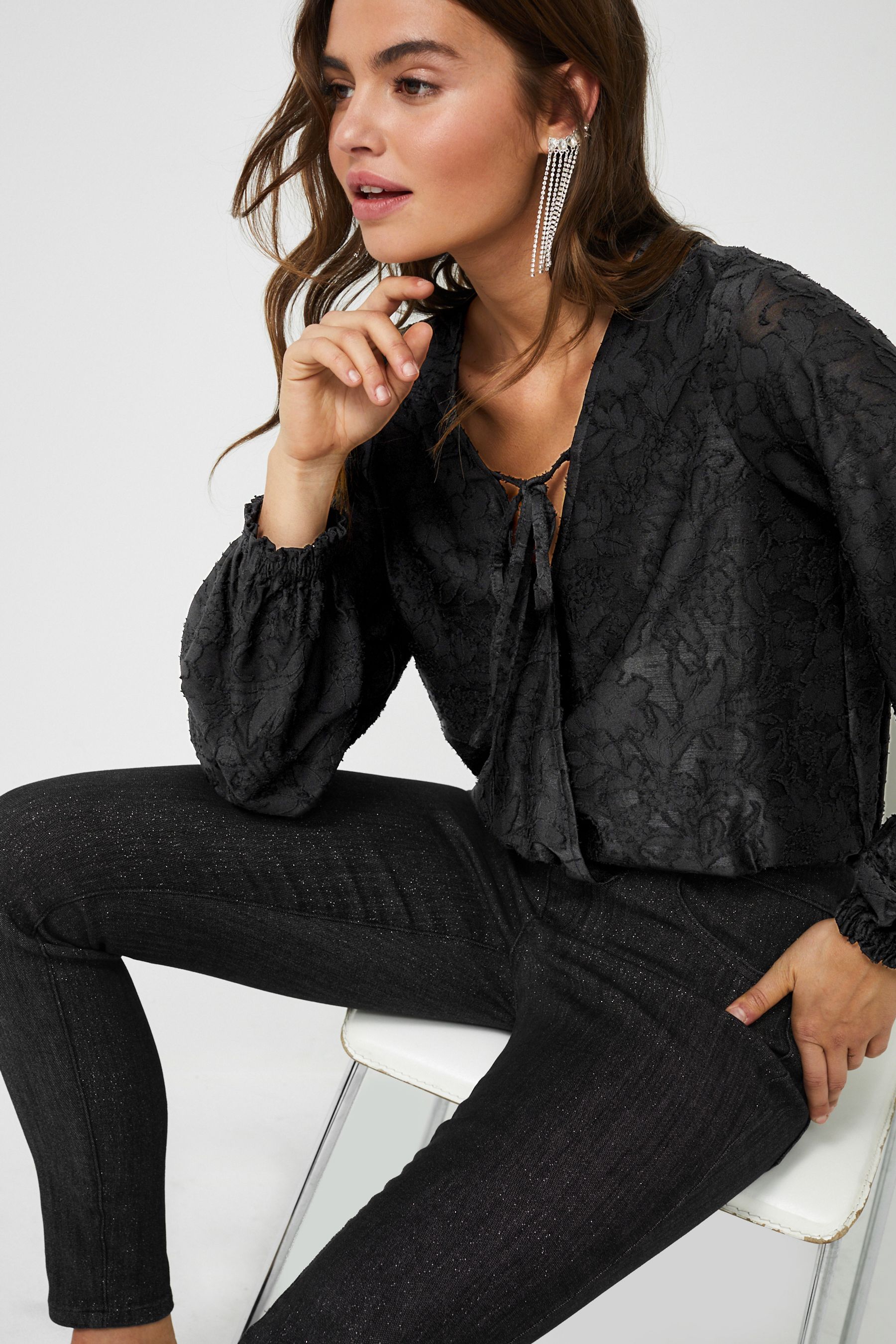 Wrap blouse long sleeve new arrivals