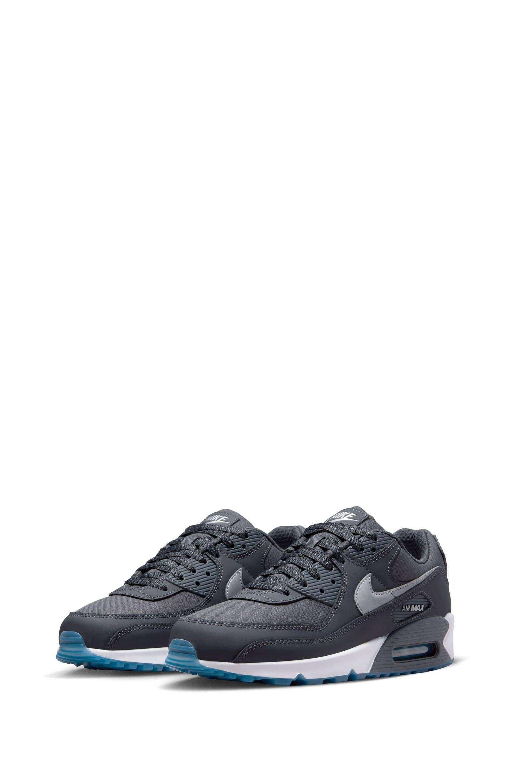 Buy Nike Dark Grey Air Max 90 Trainers from Next Germany