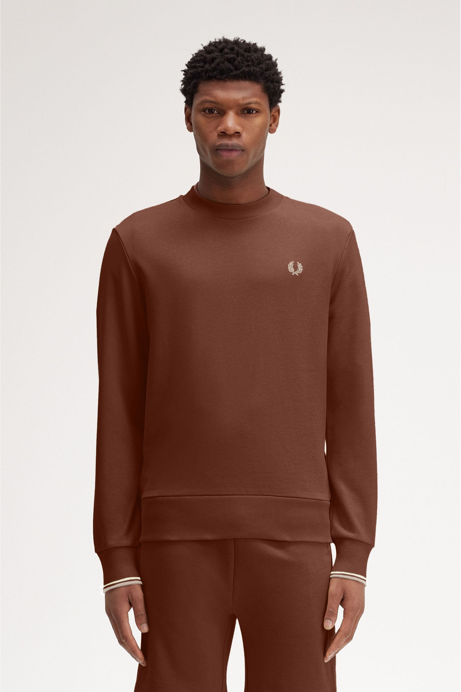 Buy Fred Perry Crew Neck 100 Cotton Sweatshirt from Next Canada