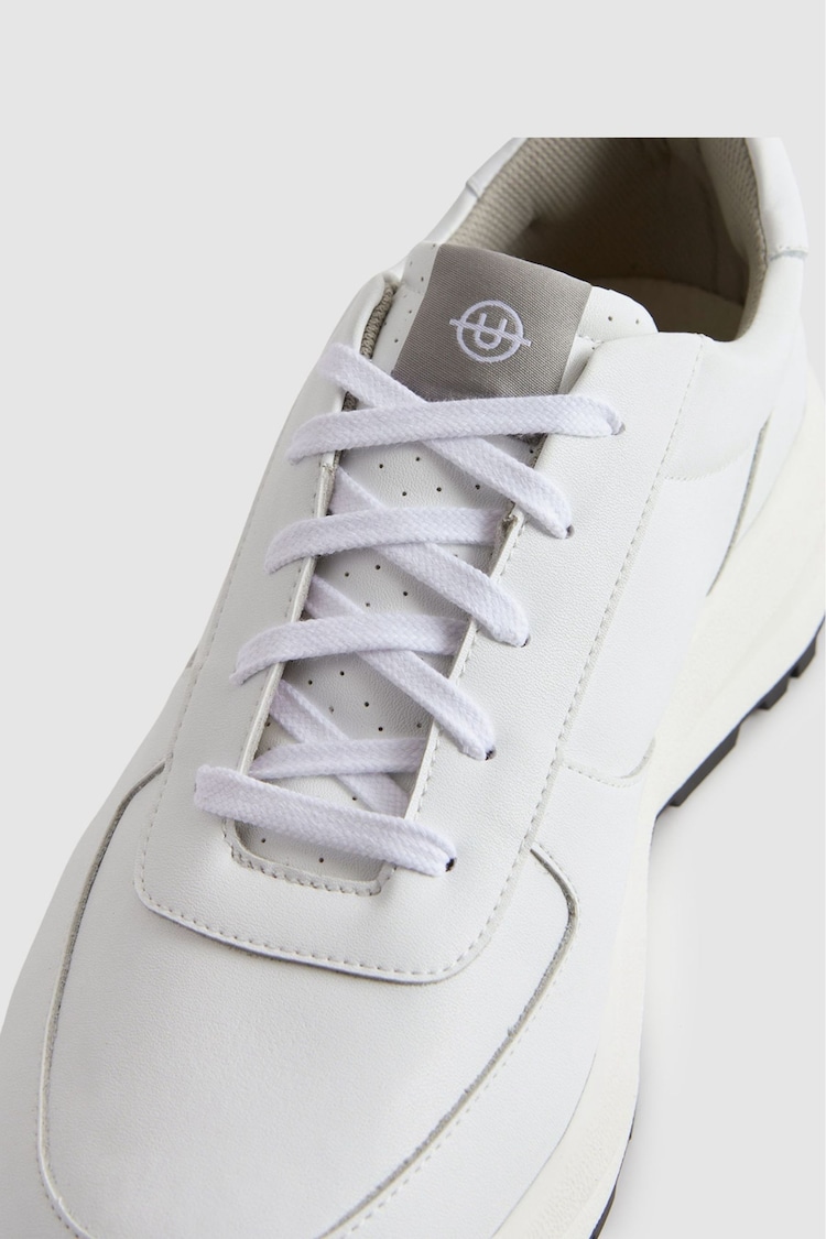 Unseen Footwear Leather Trinity Stamp Trainers - Image 4 of 4